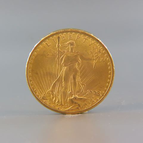 Appraisal: U S St Gaudens Gold Coin choice uncirculated