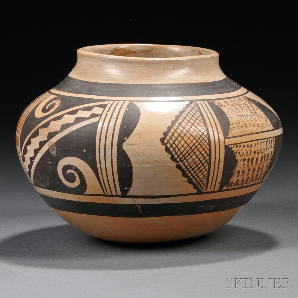 Appraisal: Hopi Painted Pottery Jar by Fannie Nampeyo ht x dia