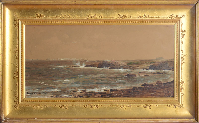 Appraisal: EDMUND DARCH LEWIS - SEASCAPE Watercolor and gouache on paper