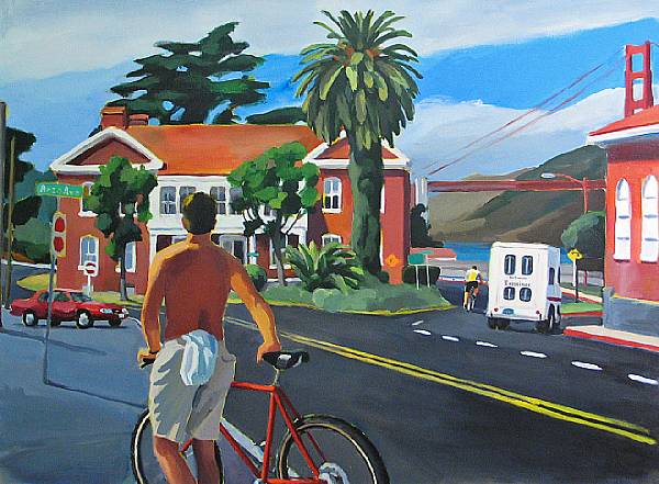 Appraisal: Robert Morgan American In the Presidio signed 'Robert Morgan' lower