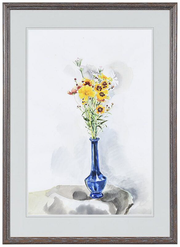 Appraisal: Roy H Nydorf American born Mountain Flowers signed lower left