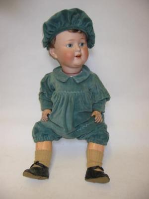 Appraisal: A Cuno Otto Dressel Jutta bisque head girl character doll