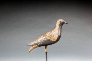 Appraisal: Black Nantucket MAc A finely crafted very hollow shorebird decoy