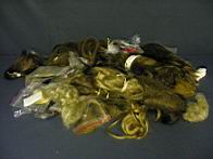 Appraisal: PIECES OF HAIR SOME WIGS This is a lot of