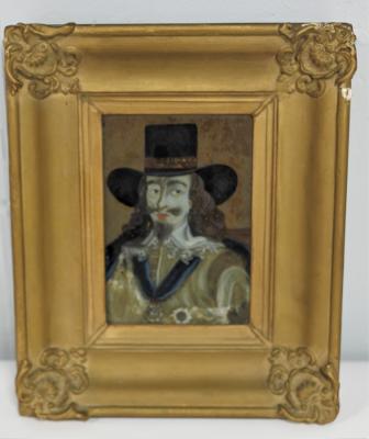 Appraisal: th Century English School Charles I half-length portrait wearing a