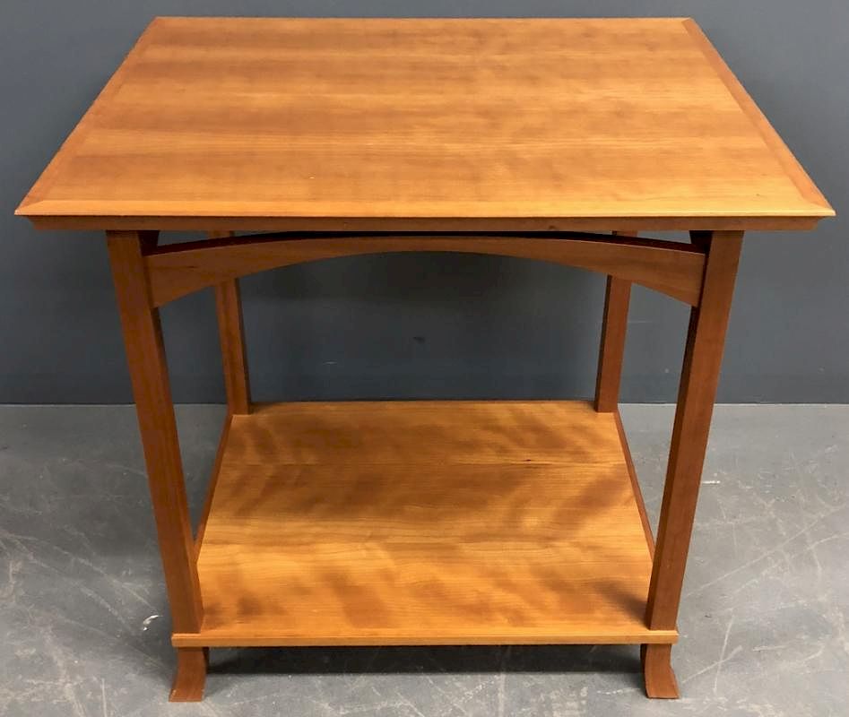 Appraisal: Cherry Table by Newport Design Studio Cherry table made by