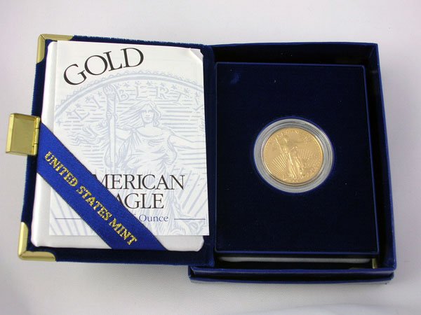 Appraisal: proof one half ounce gold American eagle