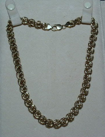 Appraisal: Ladies k gold necklace grams l