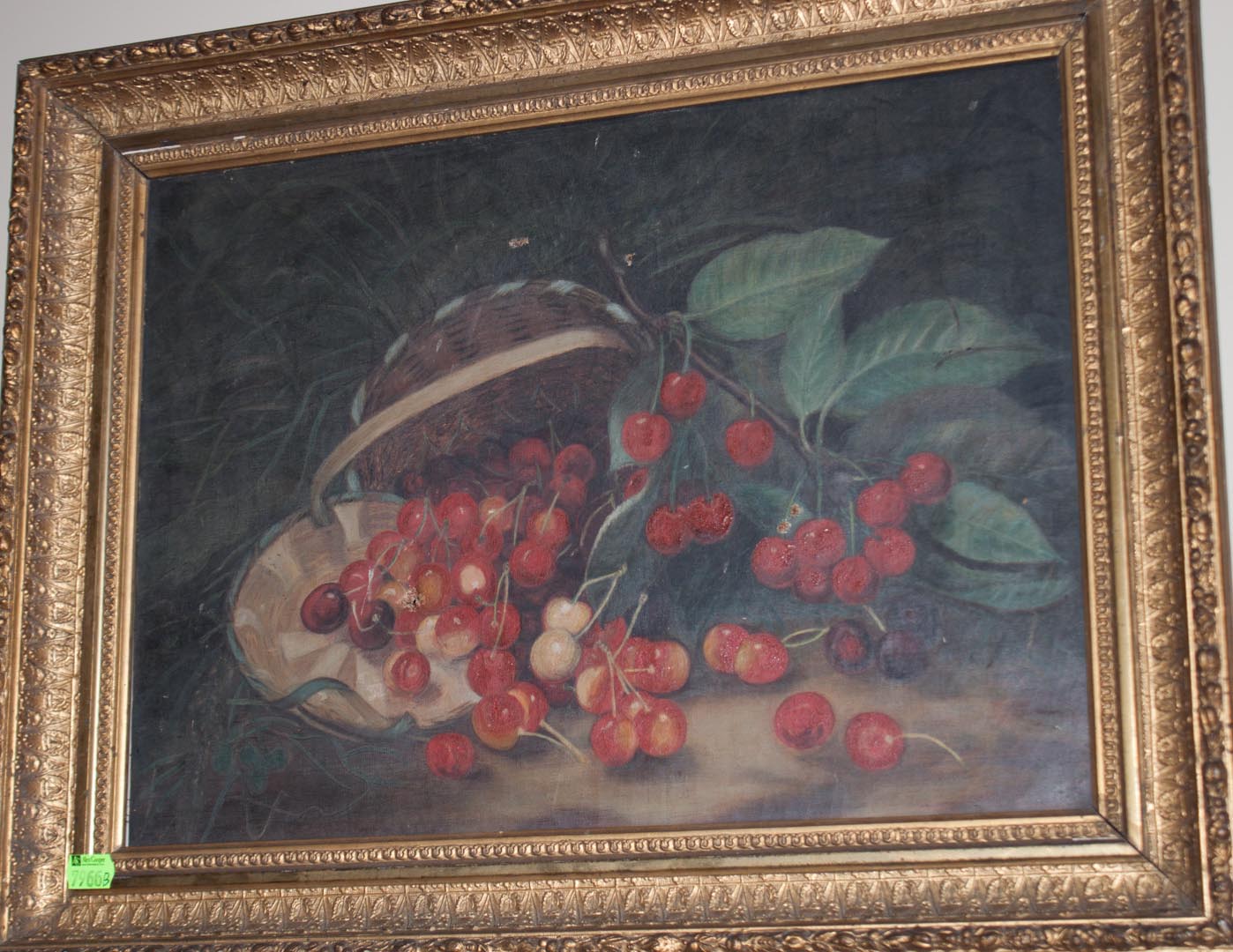 Appraisal: b American School th c Still Life with Fruit Oil