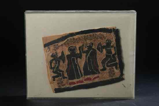 Appraisal: EGYPTIAN COPTIC TEXTILE FRAGMENT th century AD - in x