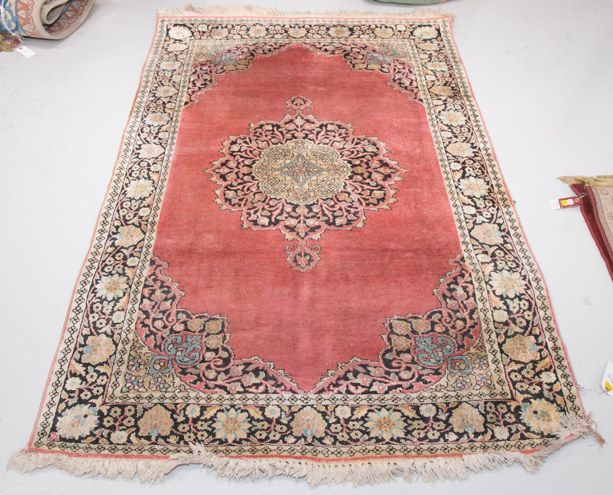 Appraisal: KASHMIR RUG INDIA X Third quarter- th century hand-knotted wool