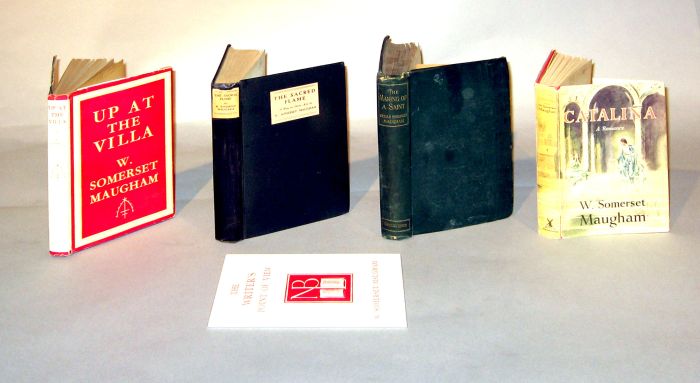 Appraisal: vols wrappers Maugham W Somerset The Marking of a Saint