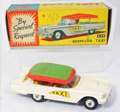 Appraisal: Corgi Toys Bermuda Taxi in original box in good condition