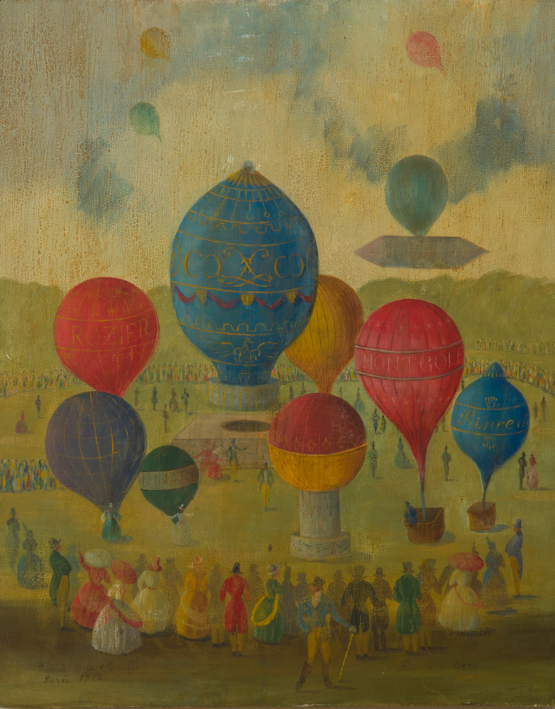 Appraisal: TH CENTURY SCHOOL FETE DE BALLONS PALAIS DE LA MUETTE