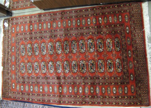 Appraisal: Two Pakistan Bukhara rugs including ' x ' and '