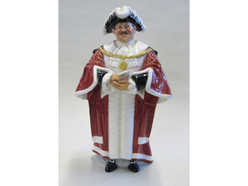 Appraisal: Two Royal Doulton figures 'The Mayor' HN and 'Town Crier'