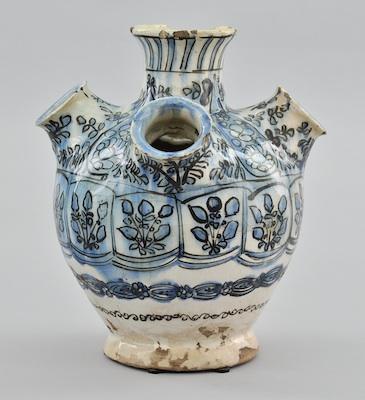 Appraisal: A Large Fritware Persian Tulip Vase ca th th Century