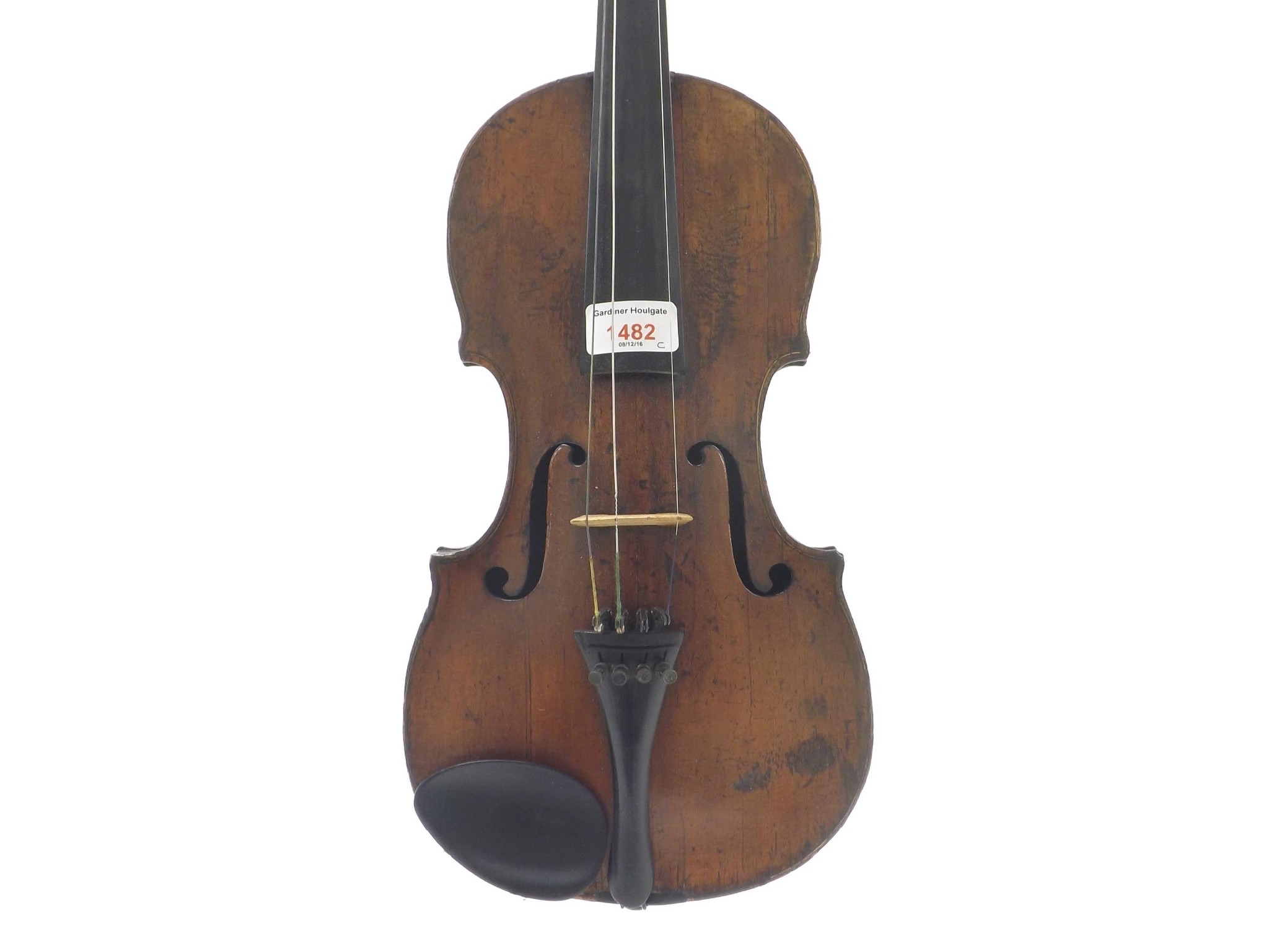 Appraisal: Interesting late th early th century violin in need of