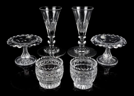 Appraisal: Sale Lot A Collection of William Yeoward Glass Table Articles