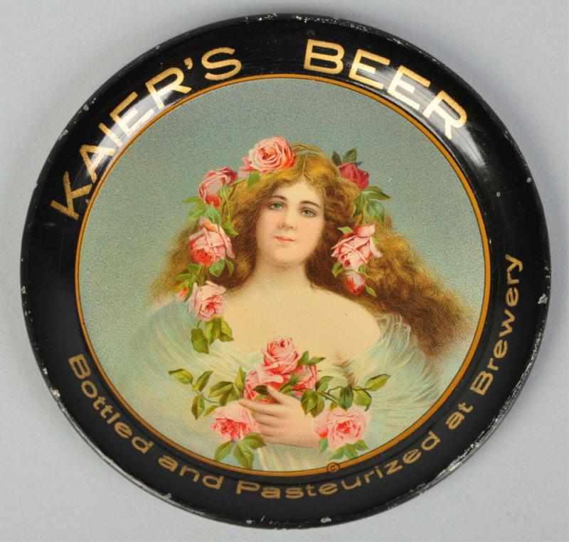 Appraisal: Kaier's Beer Tip Tray Circa Almost no wear or marks