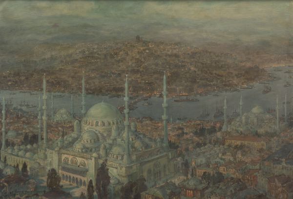 Appraisal: JULIUS CURTER VON BRENDLSTEIN GERMAN - x - Constantinople Oil