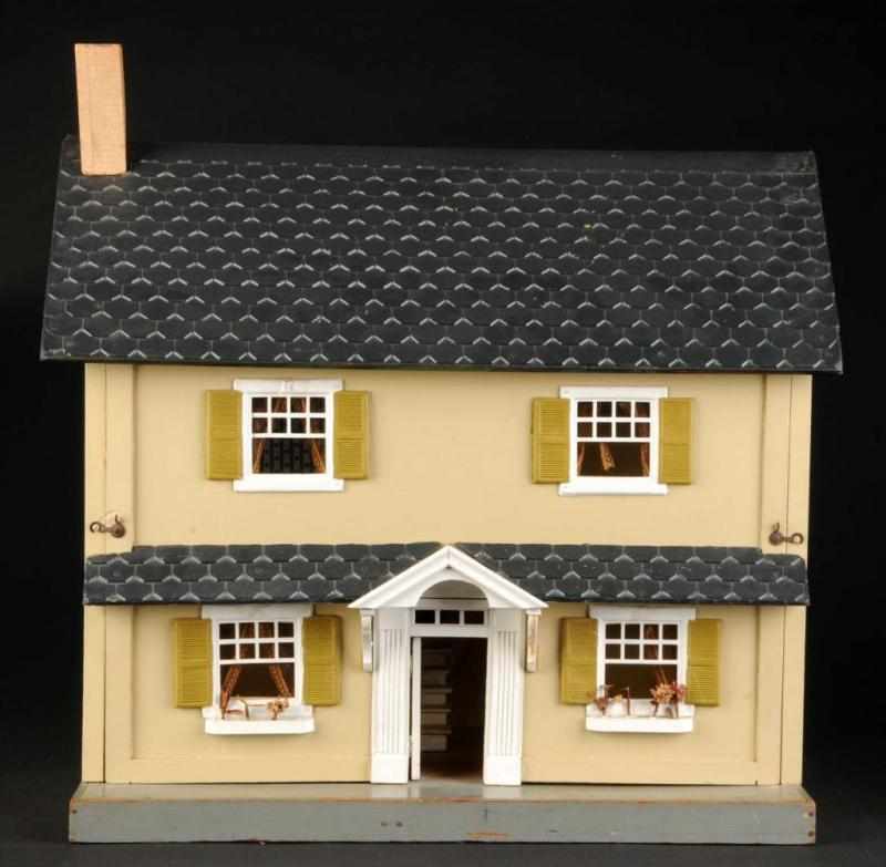 Appraisal: Schoenhut All Wood Doll House Description American Ca s Schoenhut