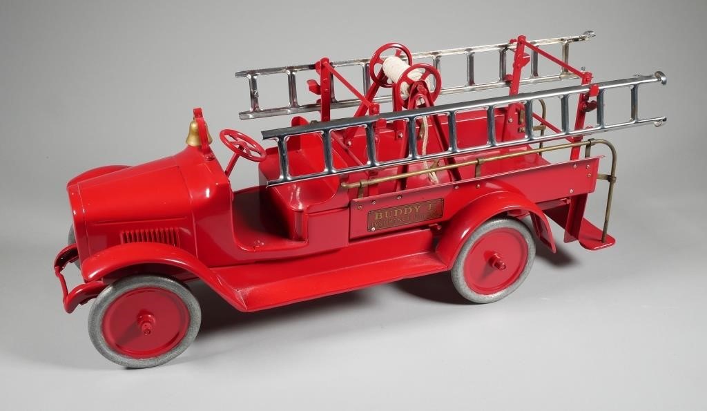 Appraisal: BUDDY L PRESSED STEEL FIRE TRUCKBuddy L toy pressed steel