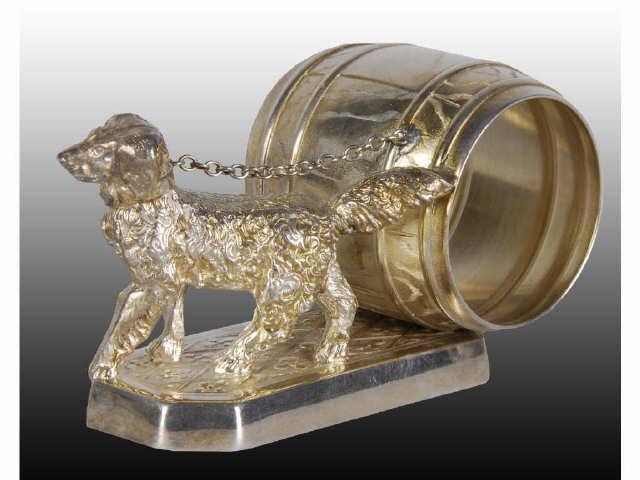 Appraisal: Rip Van Winkle's Dog Figural Napkin Holder Description Dog is