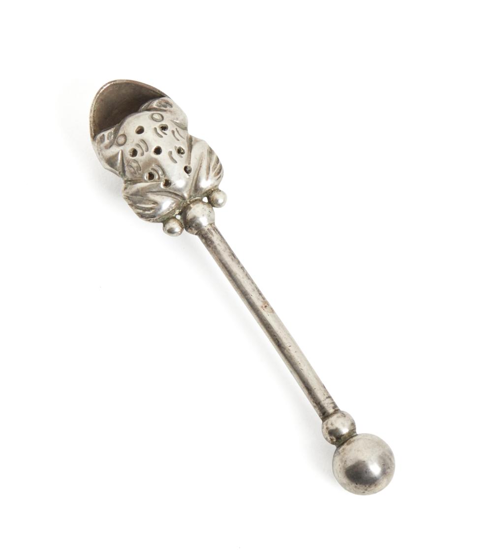 Appraisal: A William Spratling frog salt spoon - First Design Period