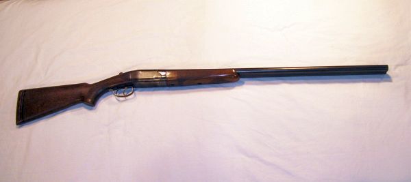 Appraisal: Winchester Model Double Barrel Gauge Checkered walnut pistol stock barrel