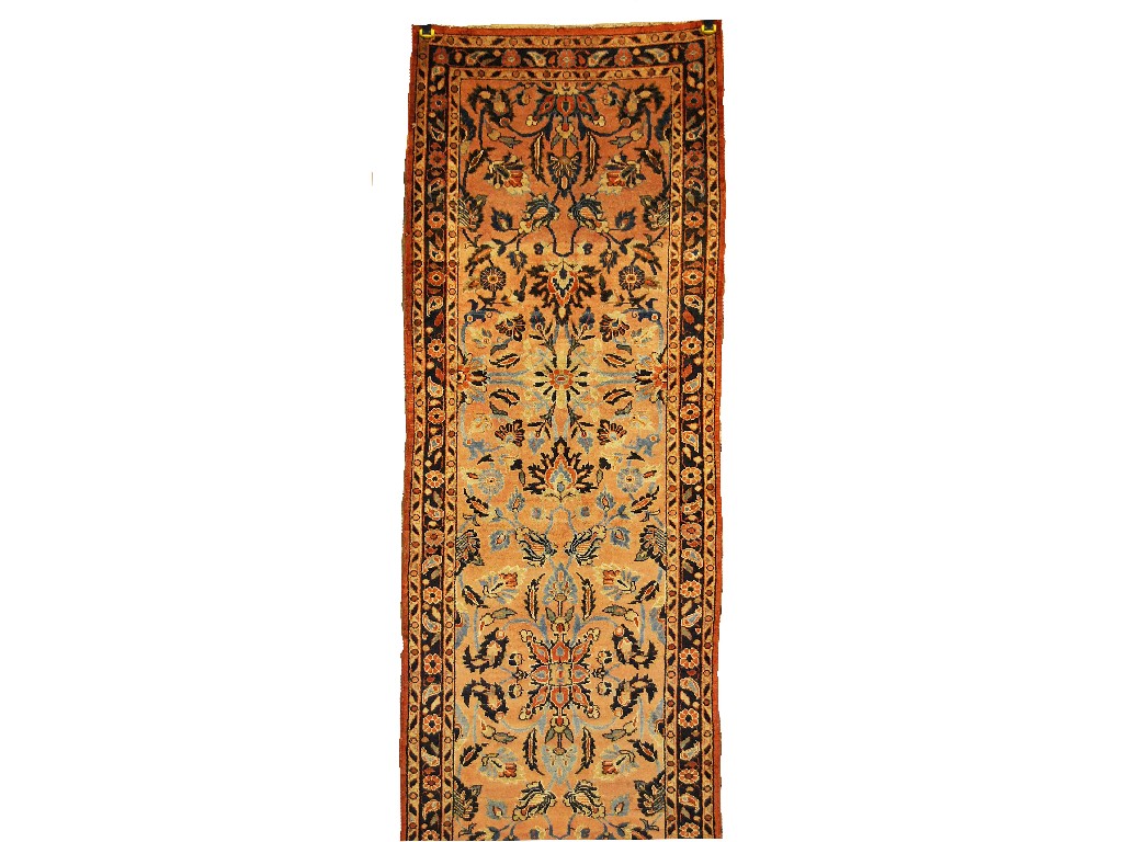 Appraisal: Persian 'American' Sarouk runner nd quarter th century