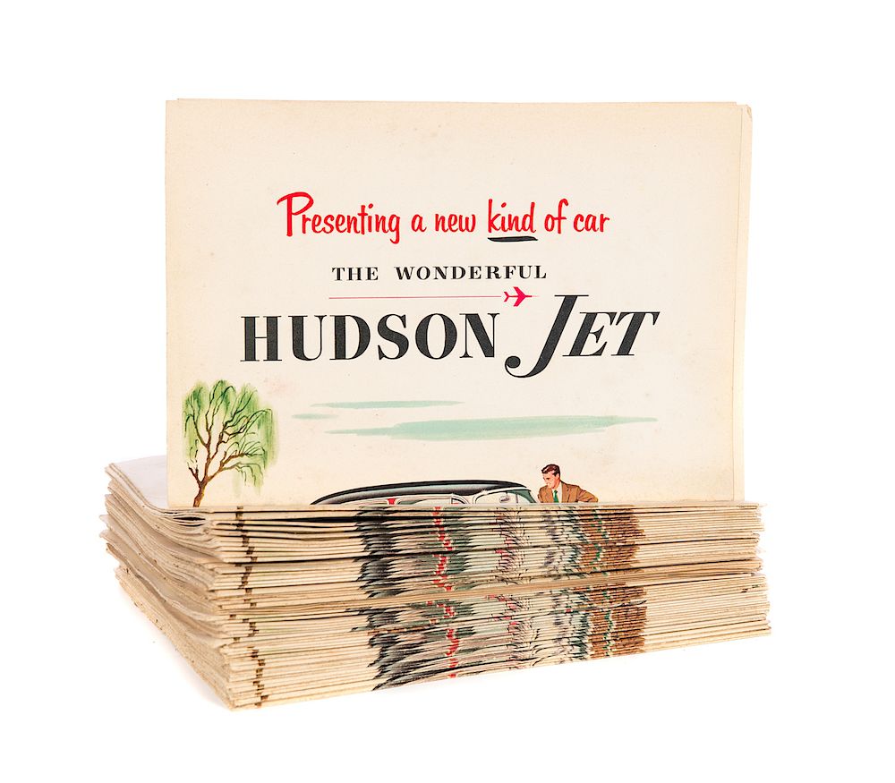 Appraisal: Hudson Jet Advertising Brochures Good condition with normal wear Please