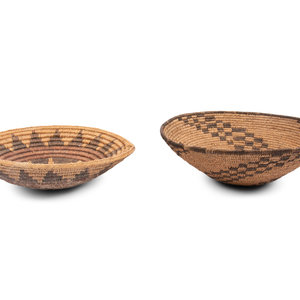 Appraisal: A Group of American Indian Baskets Early to mid th