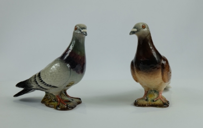 Appraisal: Beswick Grey and Red Pigeons