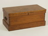 Appraisal: TOOL BOX - Diminutive six board pine tool box lift