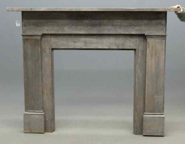 Appraisal: th c fireplace mantle '' W '' Ht '' x