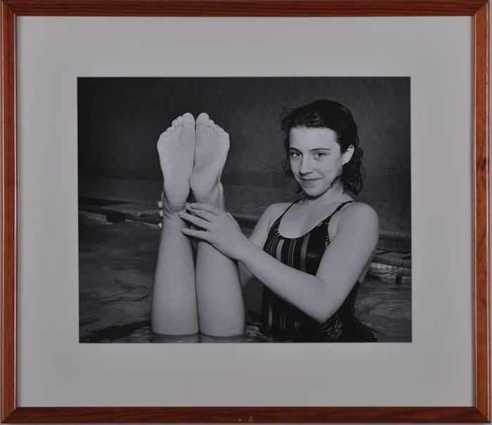 Appraisal: CHRISTINE OSINSKI b STATEN ISLAND SYNCHRONIZED SWIMMERS SERIES Gelatin silver