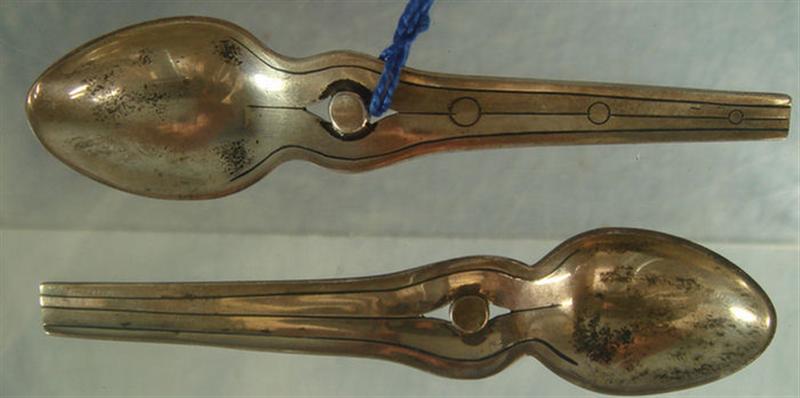 Appraisal: William Spratling sterling silver master salt spoons l - -