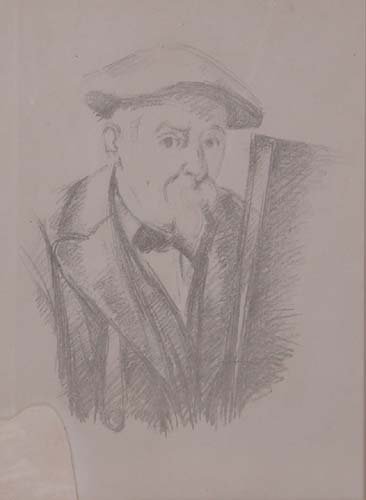 Appraisal: Portrait de Cezanne Lithograph on Paper Cezanne Paul x inches