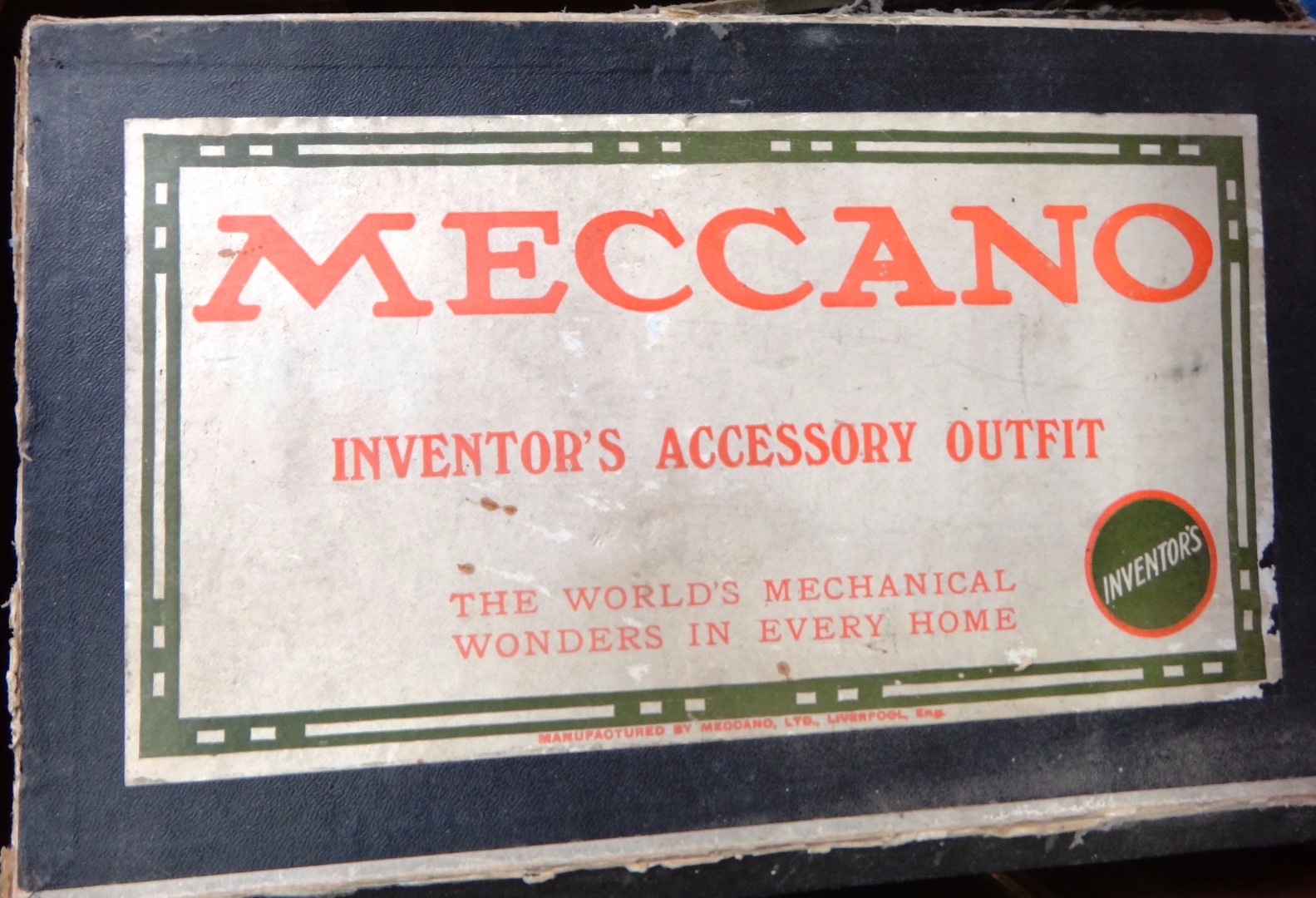 Appraisal: A quantity of vintage Meccano parts including accessory outfit boxes