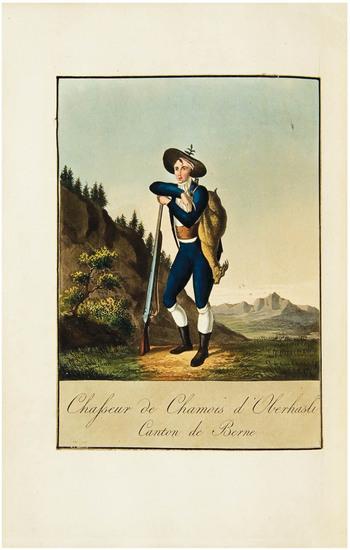 Appraisal: SWISS COSTUME EYRIES Jean Baptiste after LORY Gabriel and MORITZ