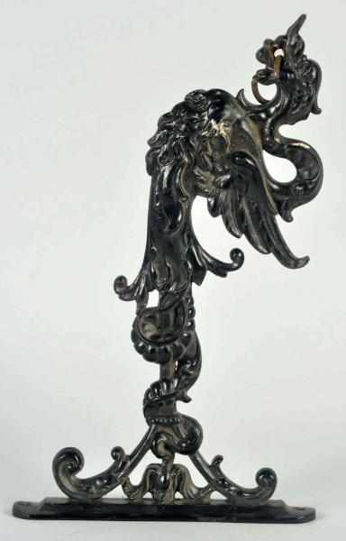 Appraisal: Cast Iron Ornate Hook Condition Near Mint Size - L