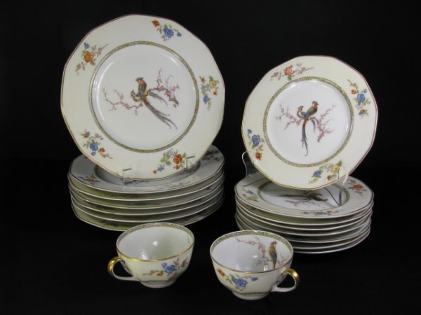 Appraisal: Theodore Haviland Limoges dishes pattern Eden Consist of Seven dinner