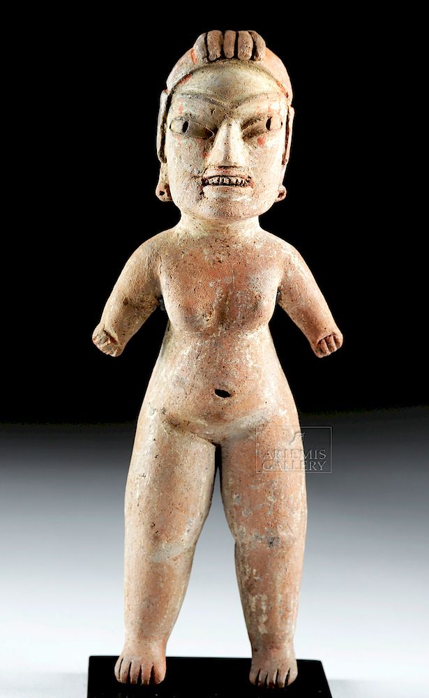 Appraisal: Tlatilco Pottery Standing Pretty Lady Figure Pre-Columbian Central Mexico Valley