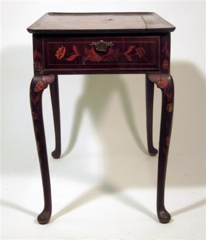 Appraisal: Dutch floral marquetry side table th century