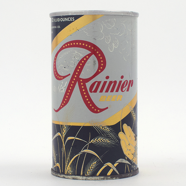 Appraisal: Rainier Jubilee ZIP Top INGREDIENTS MOTIF BLACK - RAREReference USBC