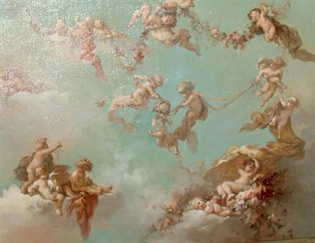 Appraisal: Virgilio Tojetti Italian - Flying Putti Estimate -