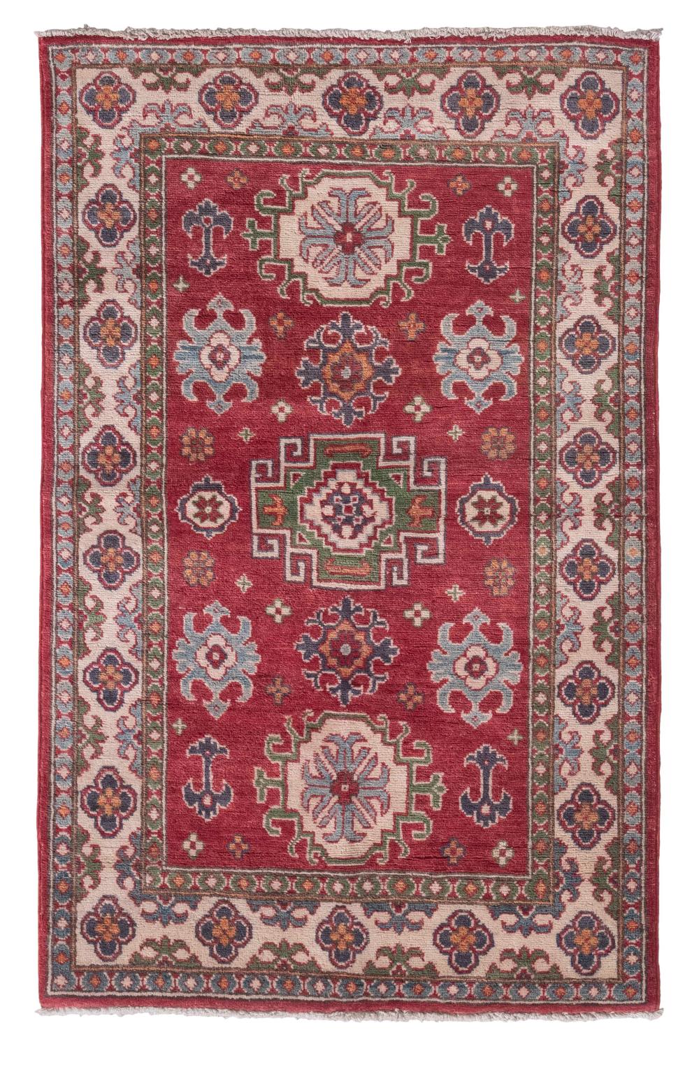 Appraisal: KAZAK DESIGN RUG X ST CENTURYKAZAK DESIGN RUG ' X