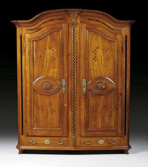 Appraisal: WEDDING CABINET Louis XVI in the style of J BERGER