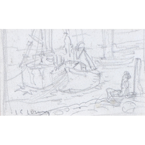 Appraisal: Manner of Lowry - Marine Study bears signature pencil x